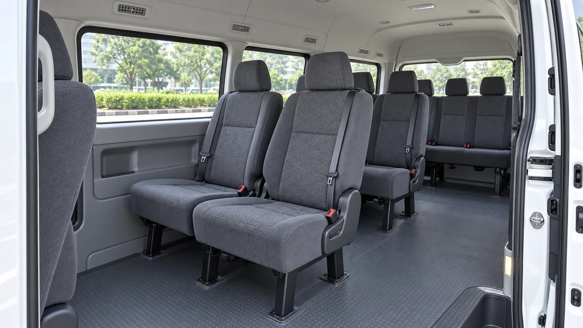 Kabin 10 Tempat Duduk Toyota Hiace SLWB
