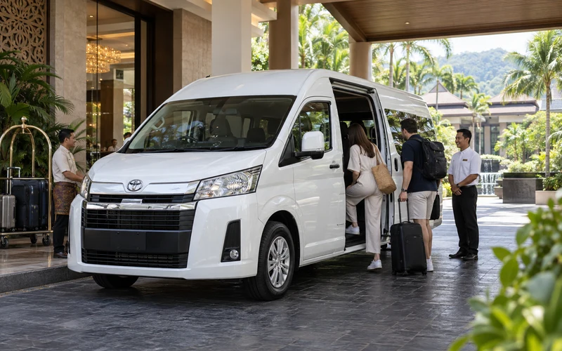 Toyota Hiace SLWB Operasi Pelancongan & Sewa Khas